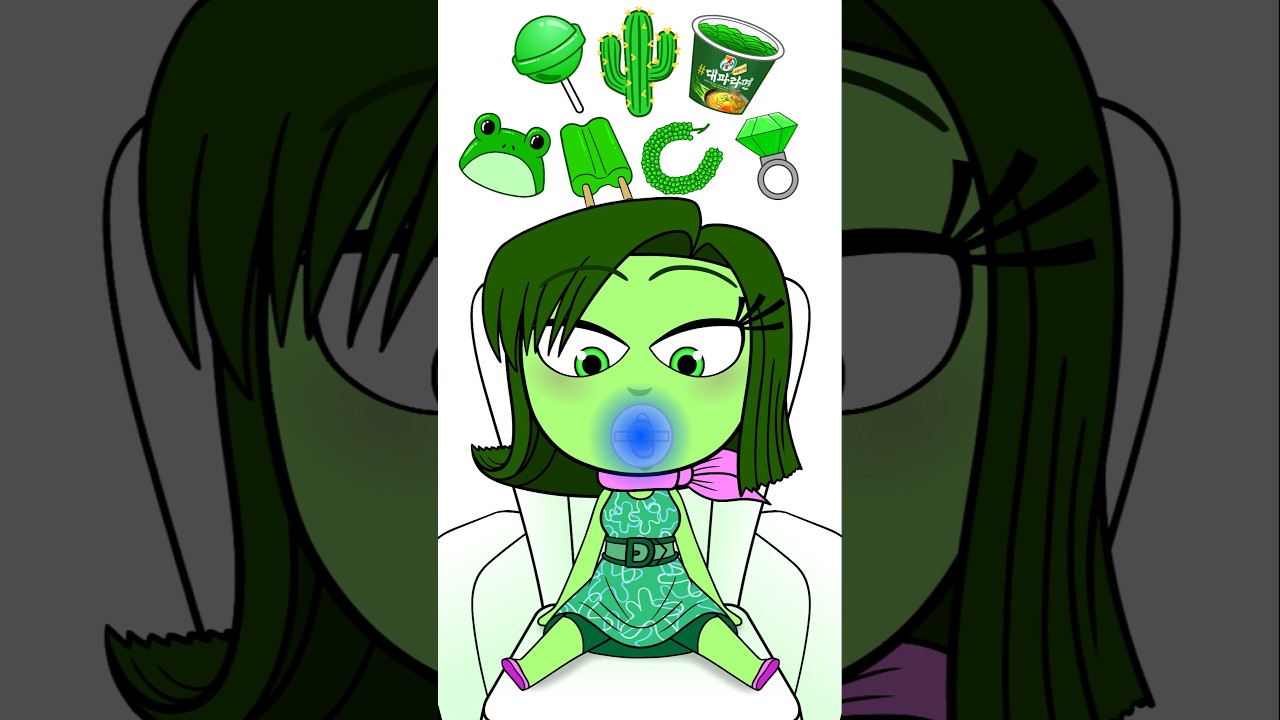Disgusted Green Emoji Mukbang ๐