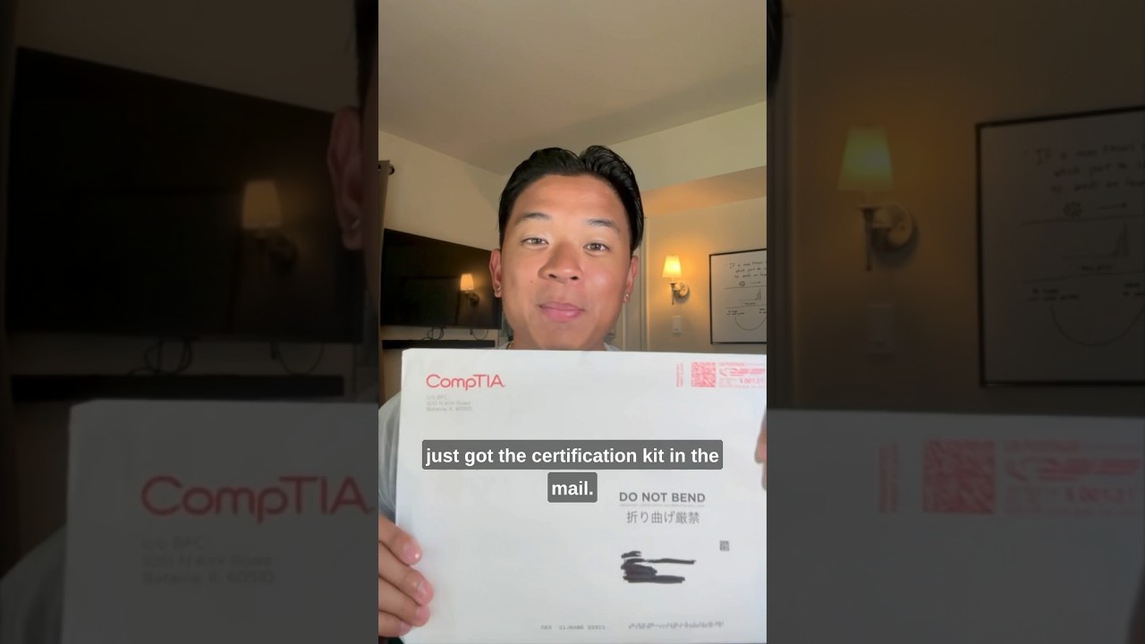 Unboxing & First Impressions of My CompTIA Security+ Certification Kit π