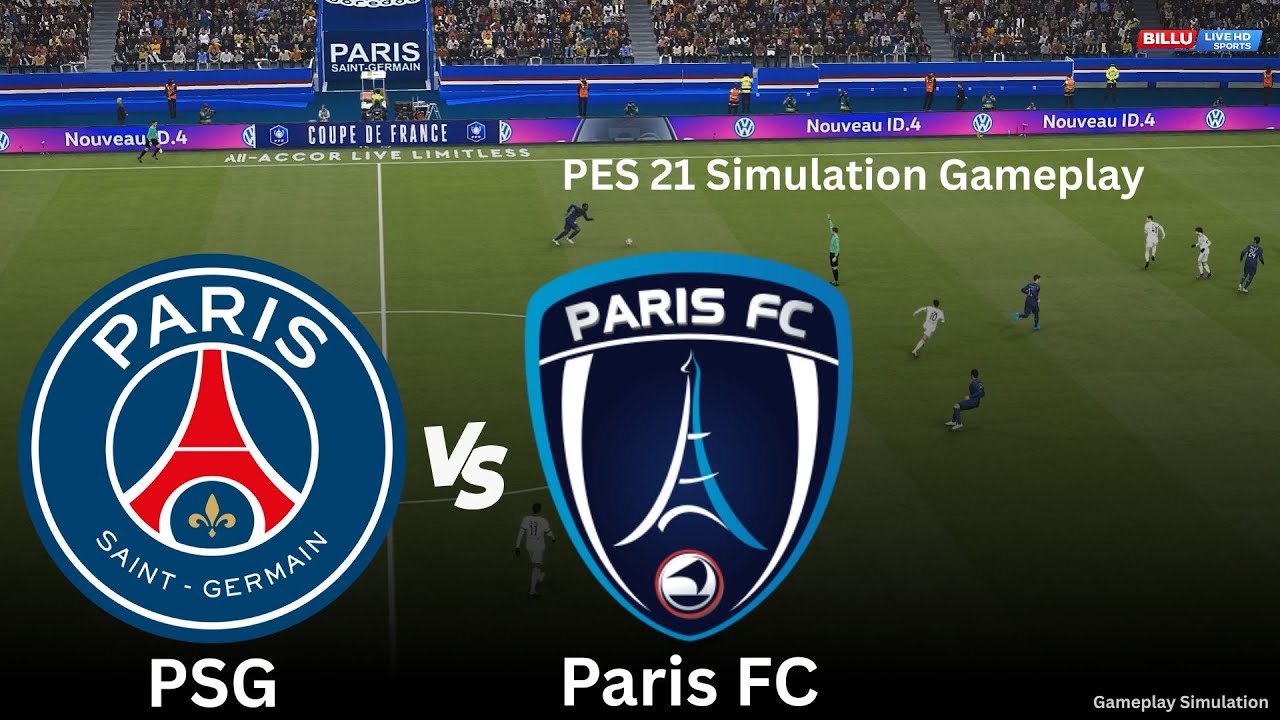 PSG vs Paris FC – Coupe de France Simulation ⚽