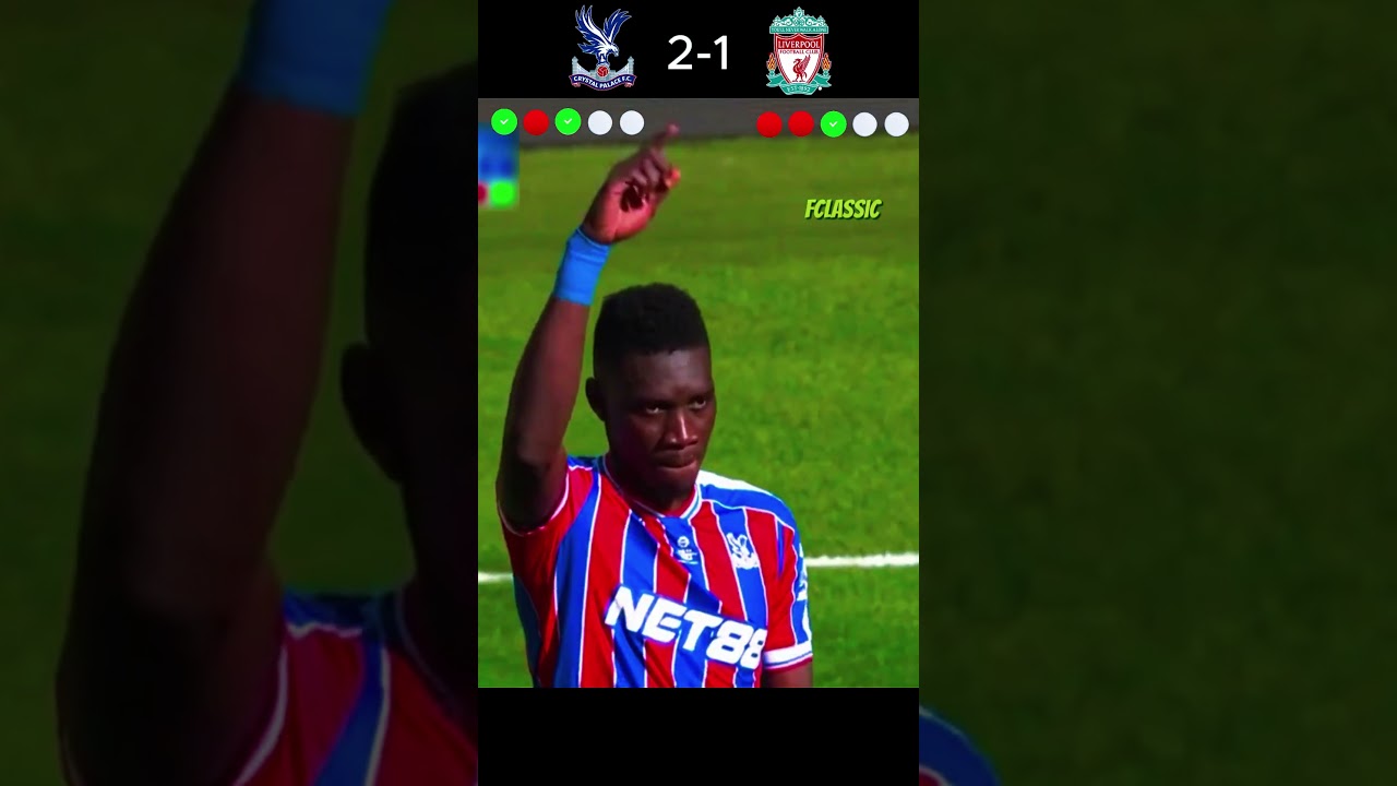 Liverpool vs Crystal Palace 2025 🔥