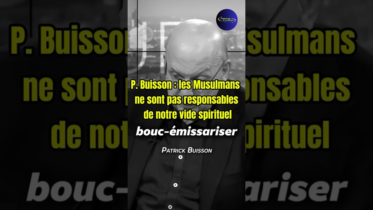 Buisson choque avec ses propos sur les musulmans et la politique