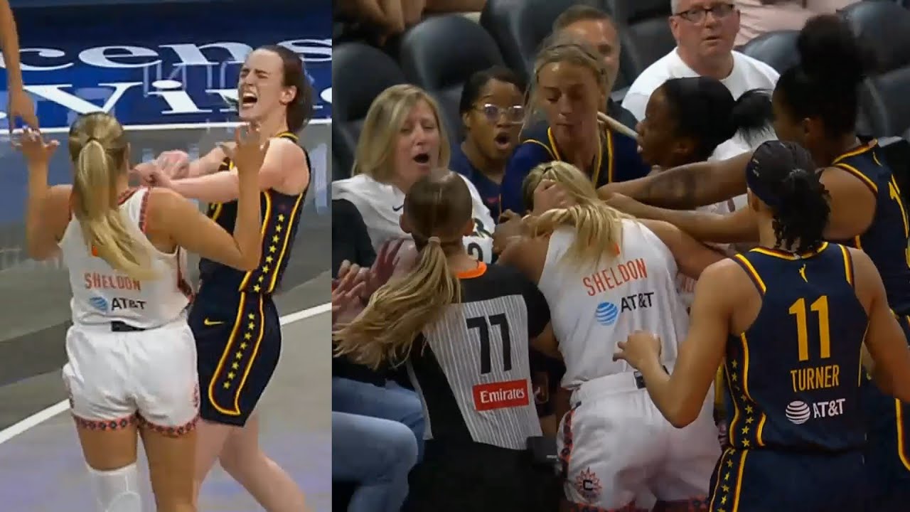 3 Players Ejected After On-Court Fight During Indiana Fever vs Connecticut Sun 🏀