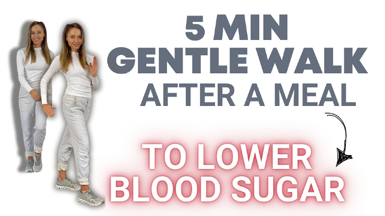 5-Minute Indoor Walk to Lower Blood Sugar ๐ถโโ๏ธ