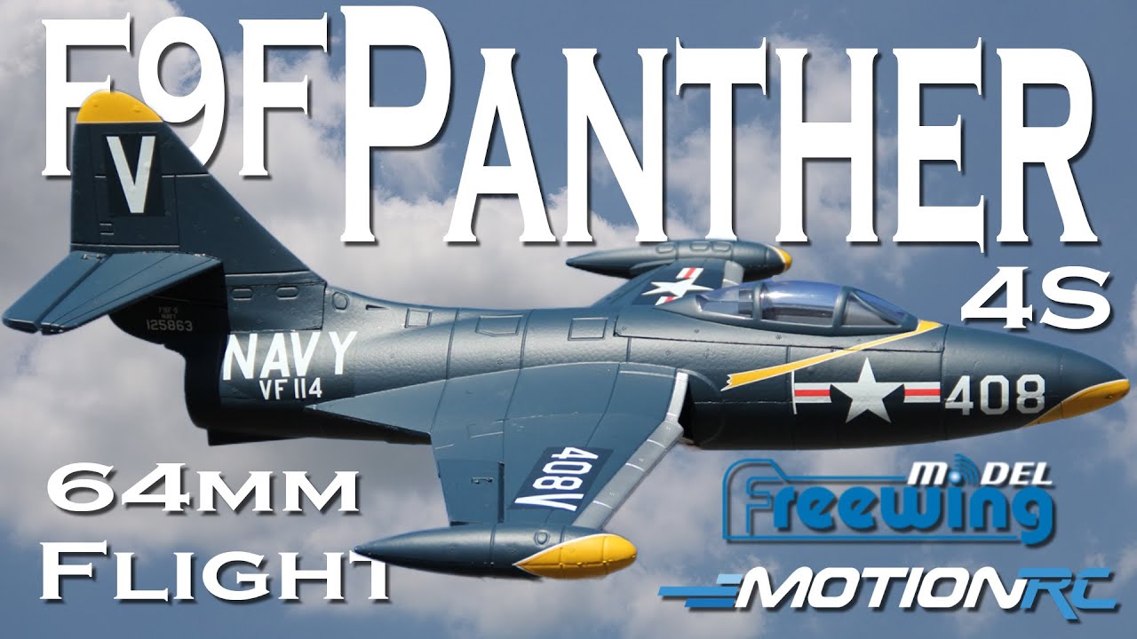 Freewing F9F Panther V2 4S β Full Flight Experience π