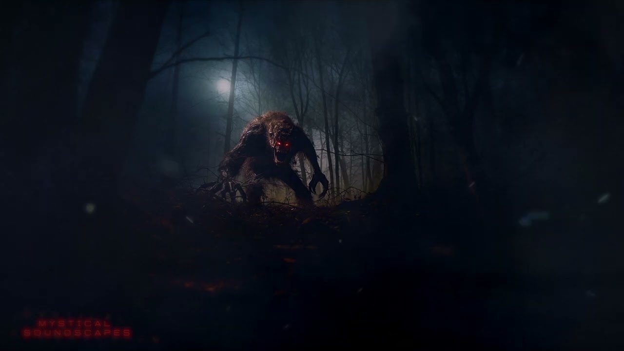 Creature in the Woods: 4-Hour Horror Ambience 🎃
