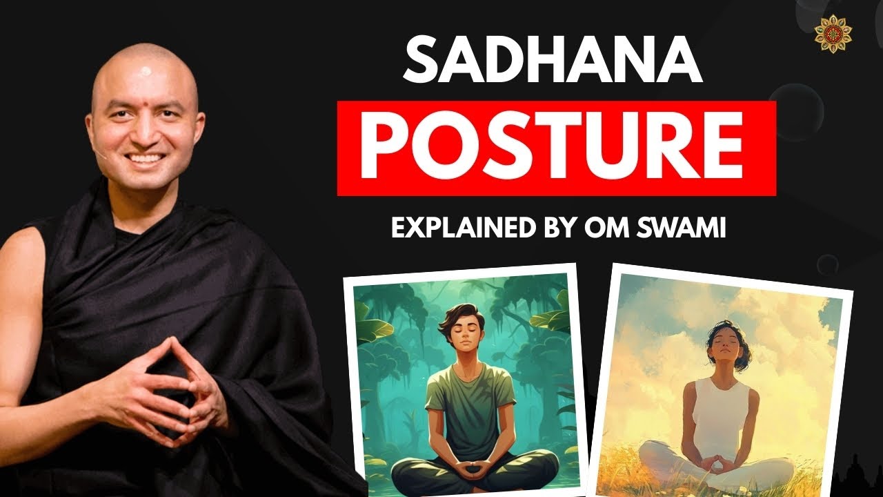 Om Swami Explains Proper Meditation Posture 🧘♂️