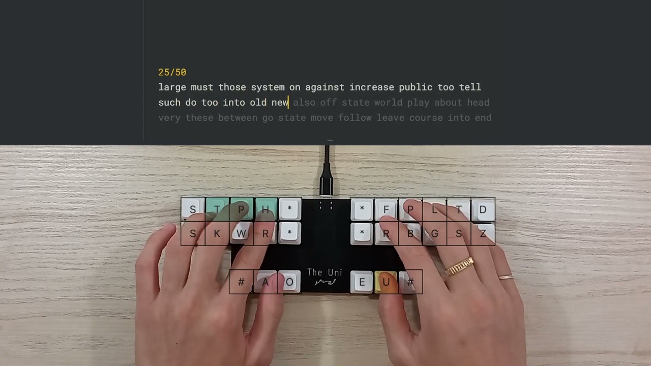 183 WPM Typing Test for Stenography