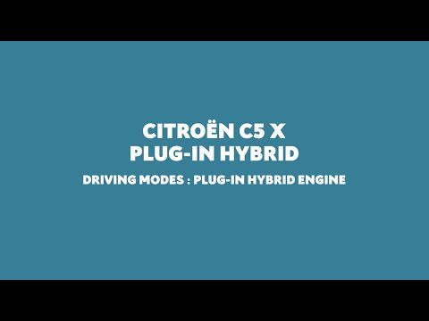 New Citroën C5 X Plug-in Hybrid - Driving Modes