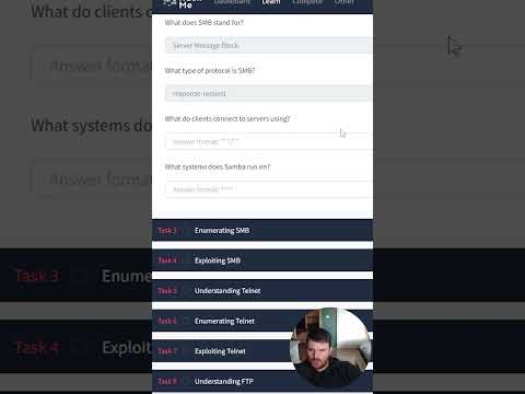 Understanding SMB | Answer the Questions Series #shorts #thm #tryhackme