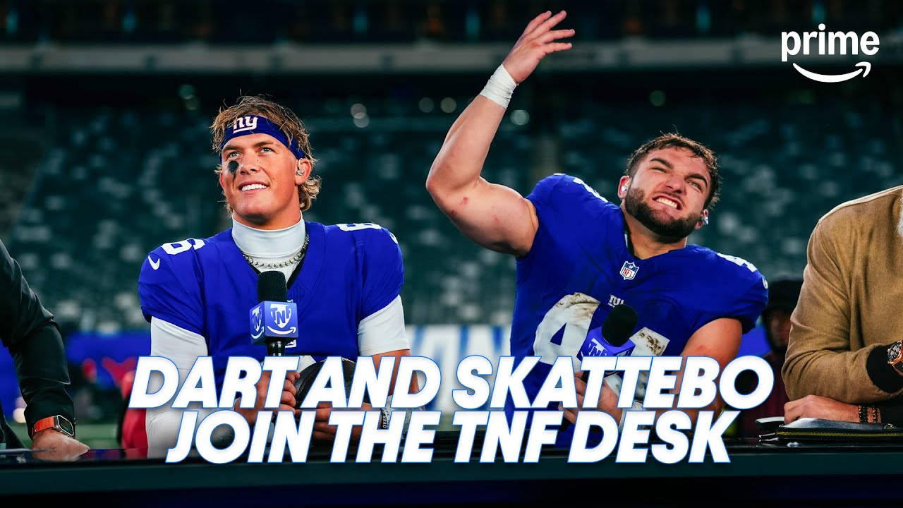 Giants Rookies Dart & Skattebo Shocking Eagles on TNF | Prime Video
