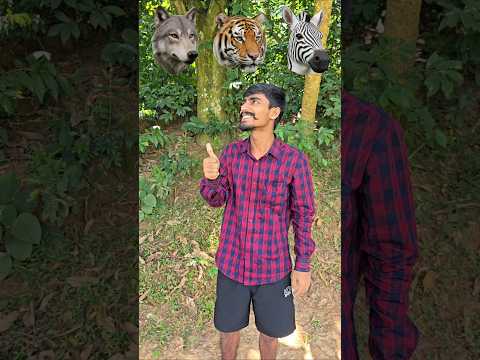 Little Brother Select the Wolf Mask for Fun—Big Mistake! 😱😂