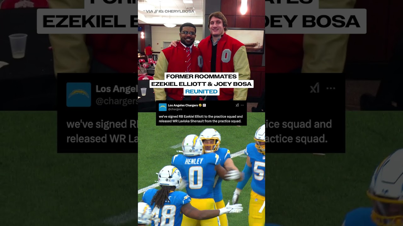 Ezekiel Elliott & Joey Bosa Reunite at Chargers! 🏈