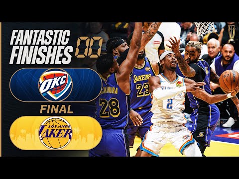 Final 5:44 WILD ENDING Thunder at Lakers 👀🏆 | November 29, 2024