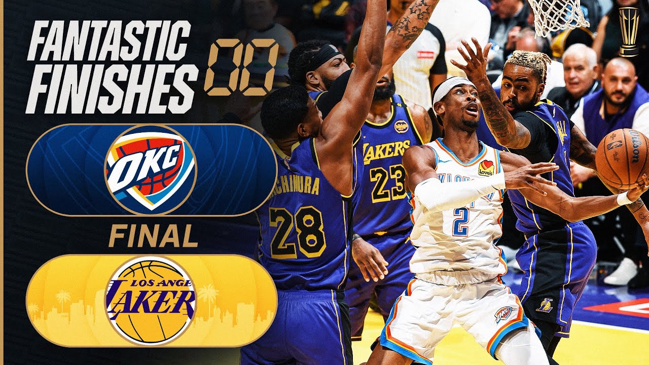 Epic Finish! Thunder vs Lakers Climax β Must-See Final Moments π