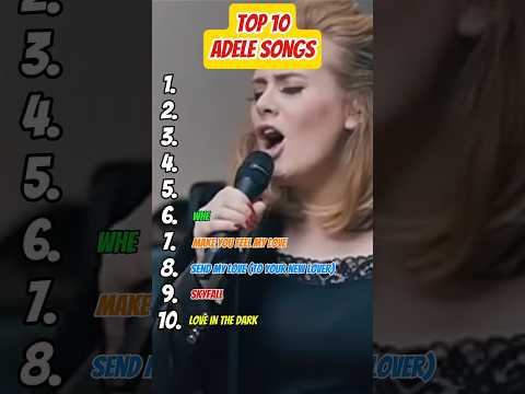 Adele Top 10 Greatest Hits Ranked 🎤👑 – #1 Will Give You Chills! #Adele #Top10 #MusicShorts