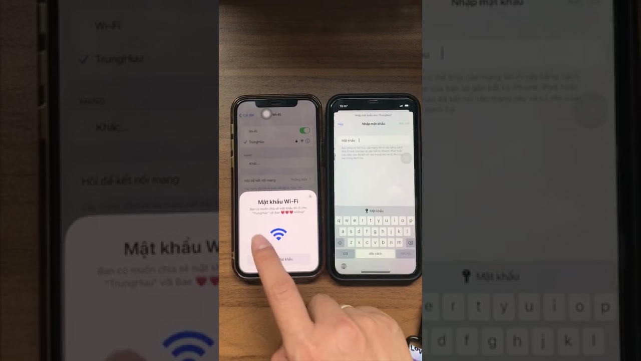 Hướng Dẫn Chia Sẻ Mật Khẩu WiFi Trên iPhone #Shorts