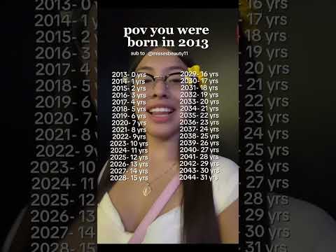 pov you were born in 2013 #shorts #shortvideo #fyp #tiktok #2013