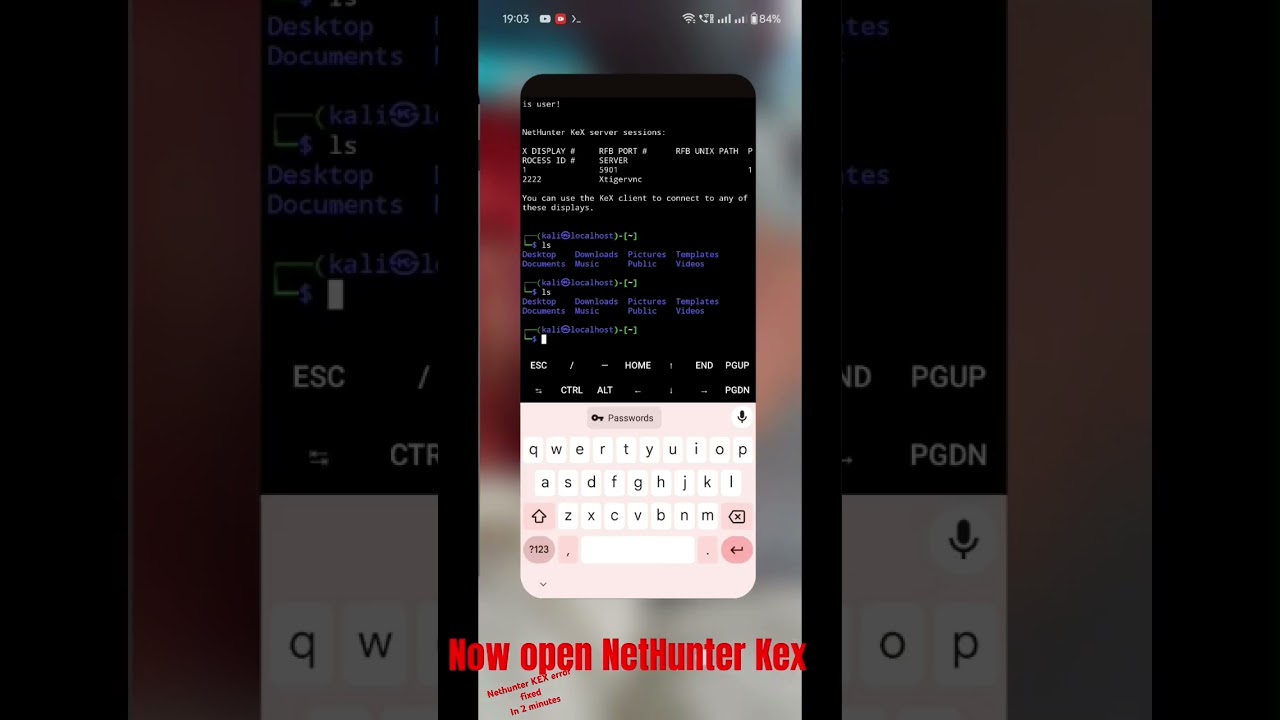 Fix Nethunter KEX Error in Termux & Kali Linux 🚀