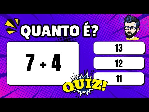 Quiz da Adição e Subtração: 40 Perguntas [INCRÍVEL QUIZ - ACEITA O DESAFIO?]