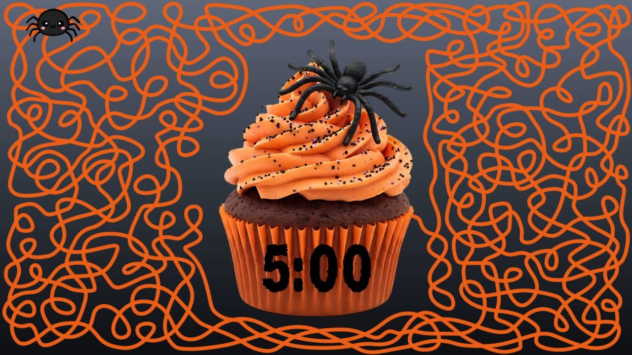 5-Minute Halloween Cupcake Timer π
