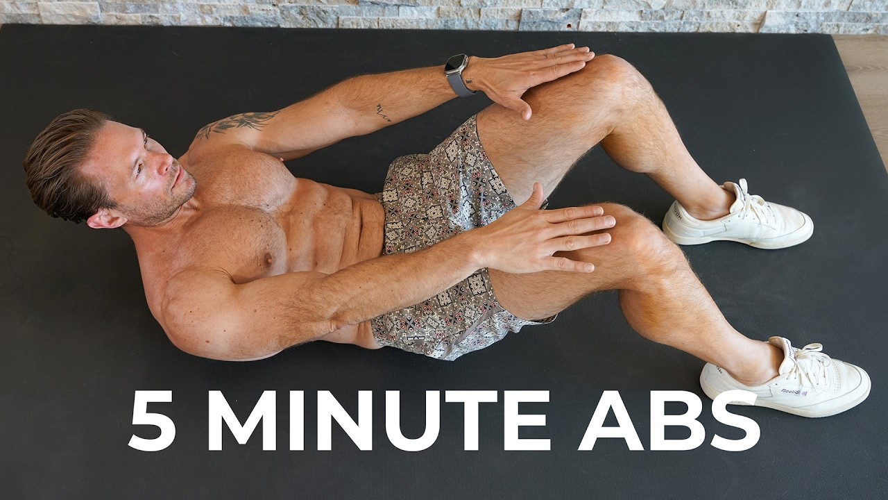 5-Minute Quick & Effective Ab Workout 💪