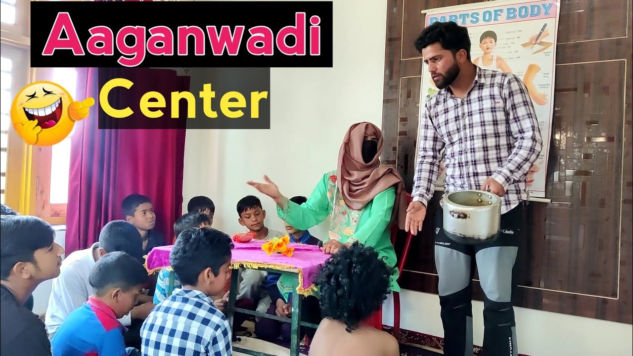 Hilarious Kashmiri Drama at Aaganwadi Center 🎭 | Watch Now!