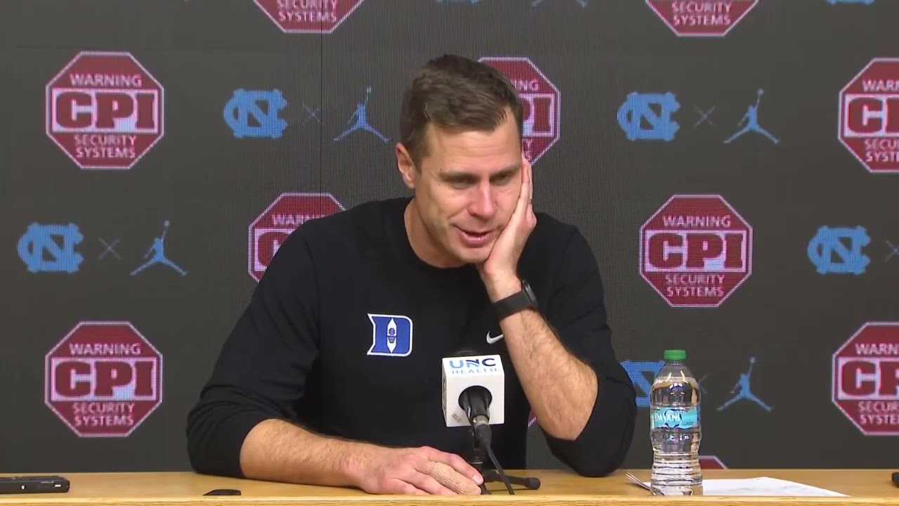 Scheyer on Duke's Loss to UNC: Staff Threatened 🏀