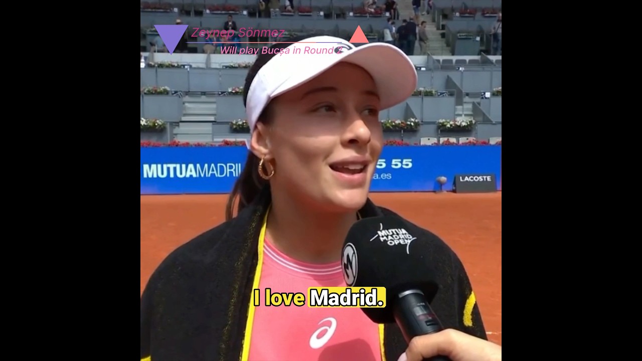 Zeynep Sönmez Post-Match Interview: First WTA Main Draw Win in Madrid