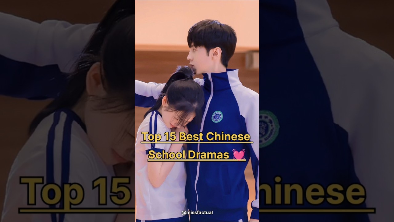 Top 15 Chinese School Dramas π