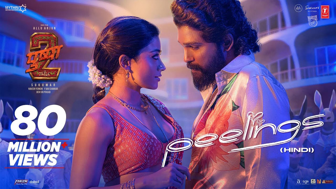 Peelings (Song) from Pushpa 2 The Rule | Allu Arjun & Rashmika M | Hindi | Sukumar & DSP