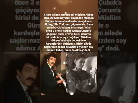 SİTARE AKBAŞ 2013'TE HAYATINI KAYBEDEN MÜSLÜM GÜRSES İLE AKRABA OLDUKLARINI#sitareakbaş#müslümgürses