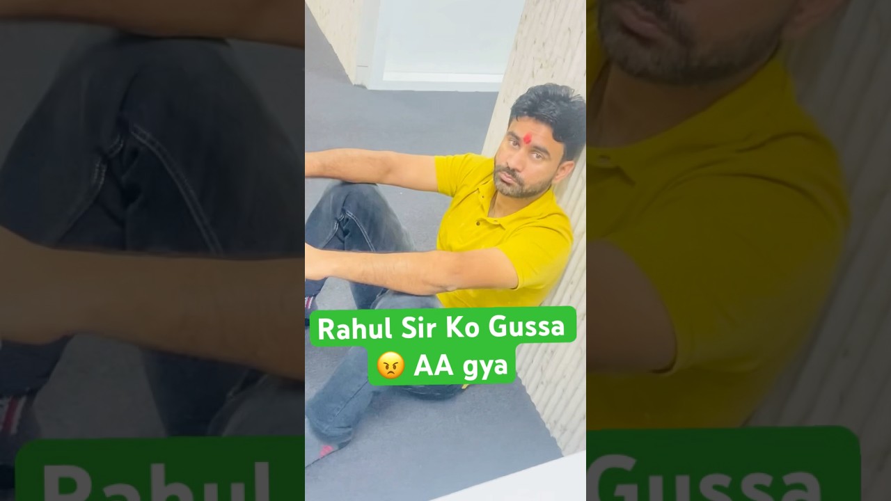 Rahul Sir Gets Angry! 😠 Daily Reasoning with Ankit