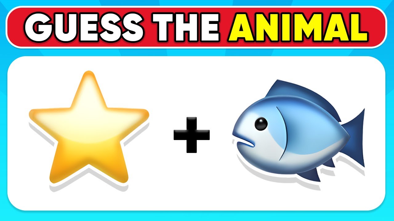Guess the Animal by Emoji | Animal Emoji Quiz