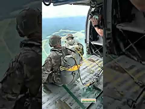 Indian army soldiers helicopter jump training status #shorts 🔥