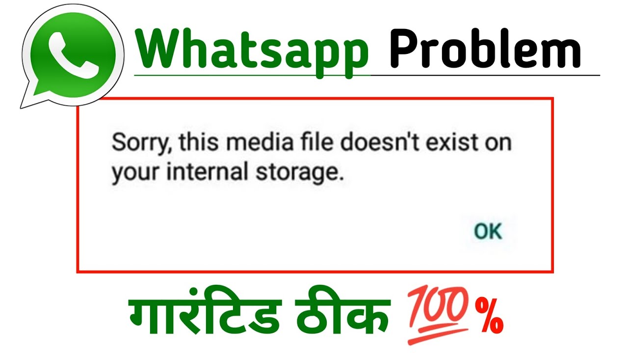 WhatsApp Status Media Not Found 📱