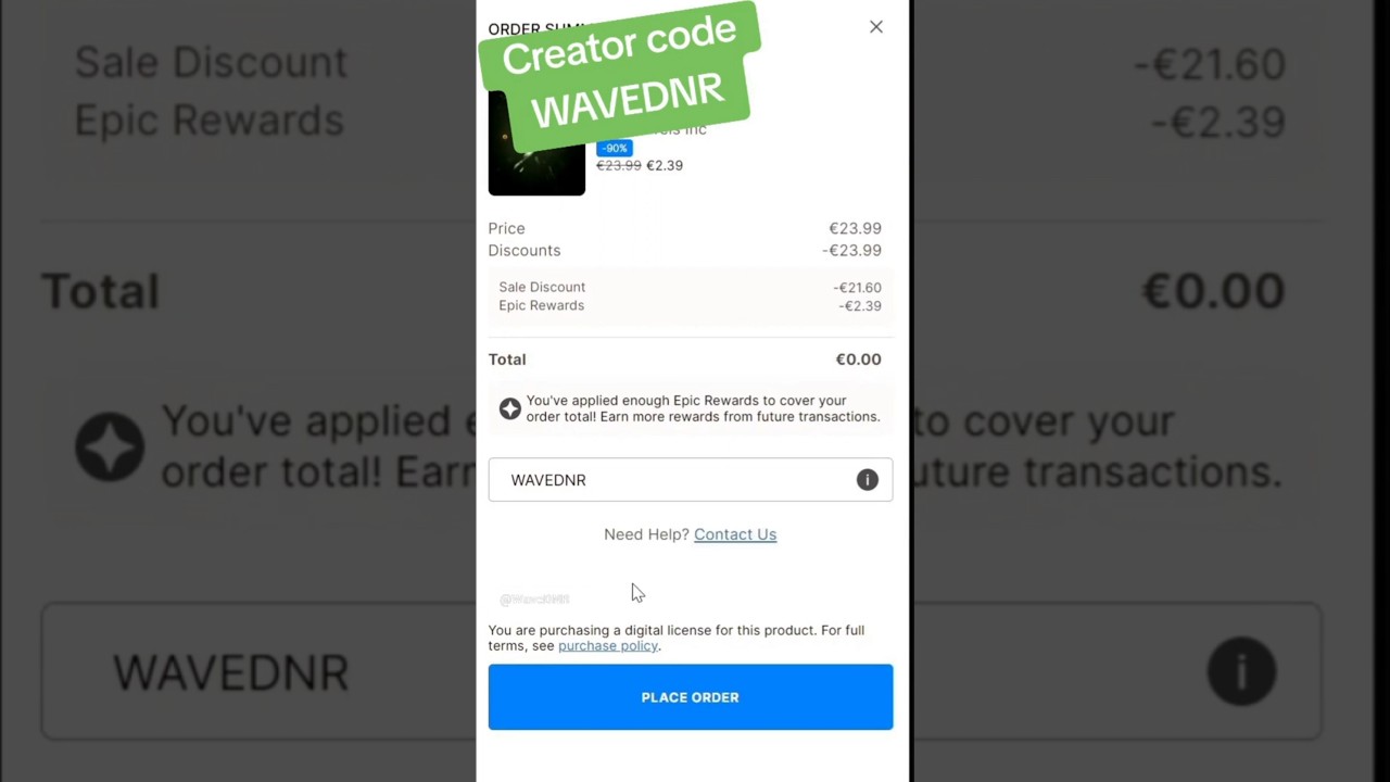 Easily Enter Your Creator Code on the Epic Games Store ๐ฎ