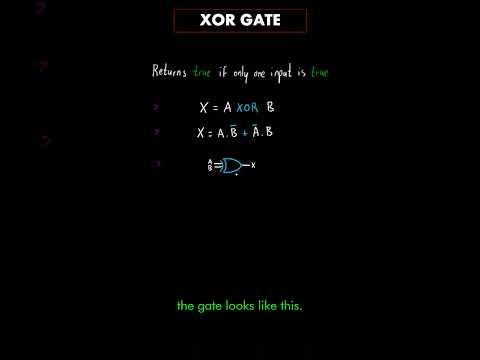 What is the XOR gate?