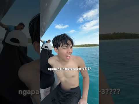 Sesusah itu lawan arus 🤯😱#pulauseribu #indonesiatourism