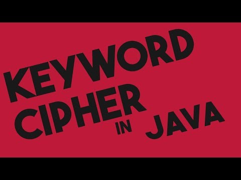 Keyword Cipher Encryption and Decryption in Java