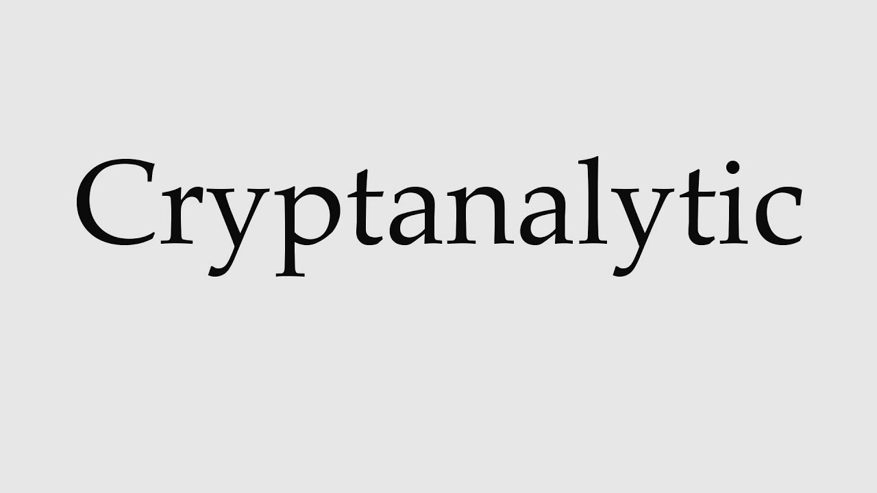 Master the Correct Pronunciation of 'Cryptanalytic' 🔍