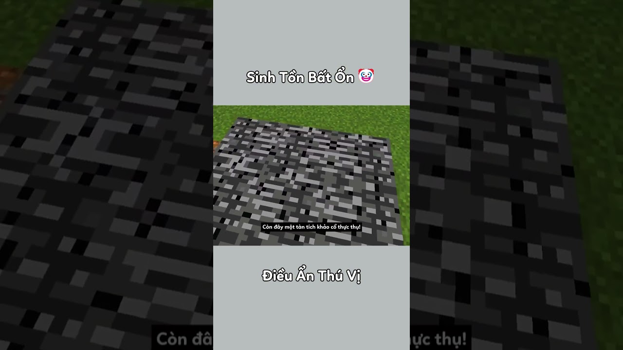 Sinh Tồn Bất Ổn 🤡 (Tập 1767): Những Bí Ẩn Hấp Dẫn Trong Minecraft #shorts