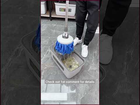 O-Cedar RinseClean Spin Mop & Bucket System | Clean with Clean Water | Removes 99% of Bacteria