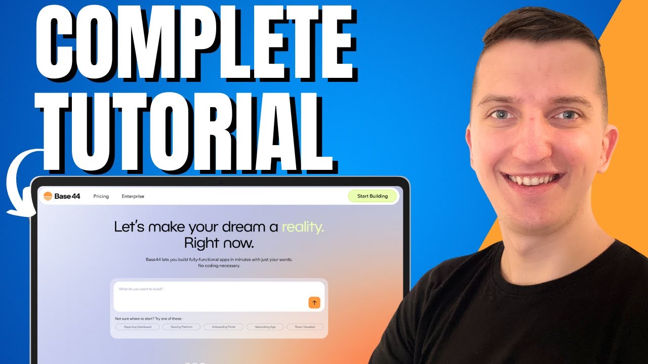 Base44 No-Code Platform Tutorial for Beginners 🚀