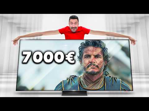 Unboxing de ma nouvelle TV 8K géante à 7 000€ avec mon père