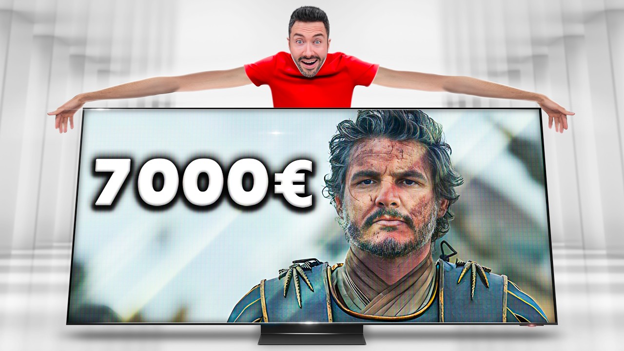 Unboxing de ma nouvelle TV 8K géante à 7 000€ avec mon père