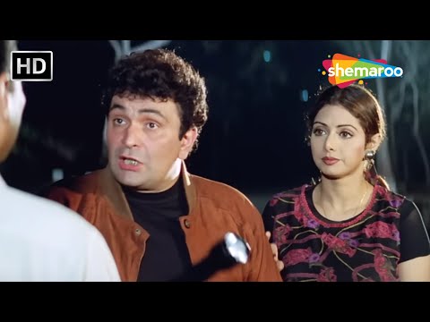 ऋषि कपूर और श्रीदेवी के पास है कातिल का असली प्लान | (HD) SCENE | Rishi Kapoor, Sridevi