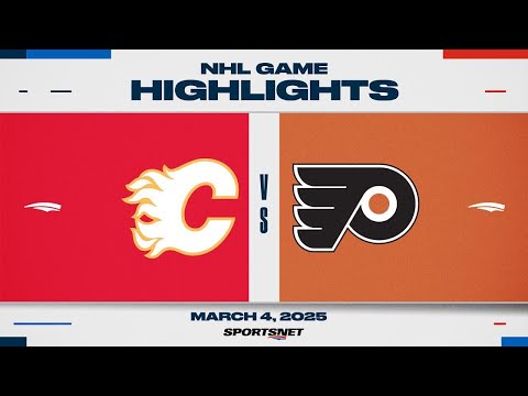 NHL Highlights | Flames vs. Flyers - March 4, 2025