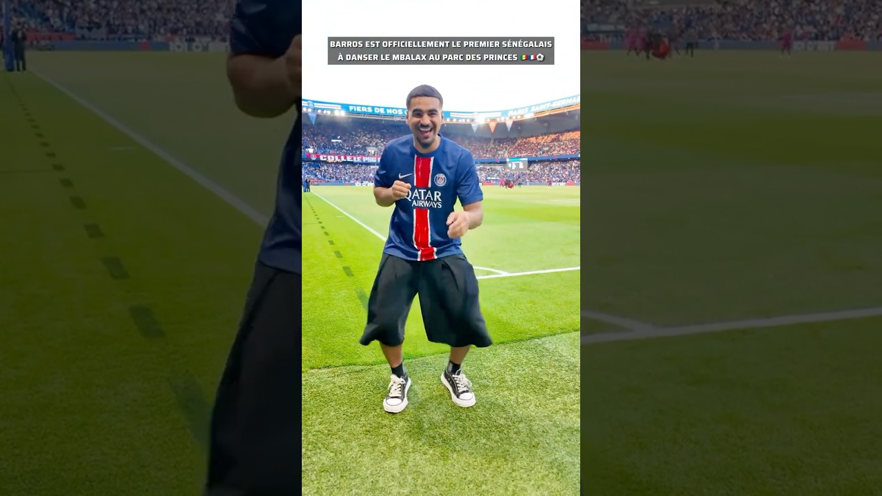Premier Sénégalais à danser le Mbalax au Parc de Princes 🇸🇳
