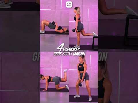 4 exo pour grossir tes fessiers đđ„ #fitness #fitgirl #booty #muscu #Legday