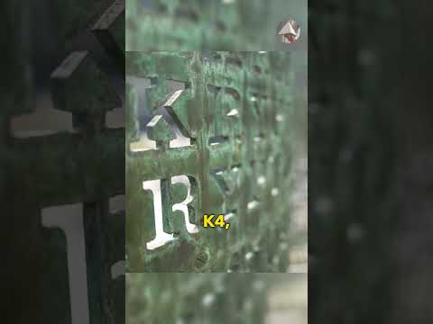 The Kryptos Sculpture: CIA’s Unsolved Code Mystery #cia #kryptos #shorts